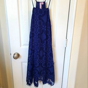 Navy Lace Dress Size Small